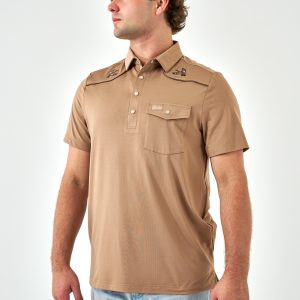 Pearl Snap Performance Polo - Mallards - Khaki