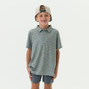Youth - Performance Polo - Vintage Cruiser