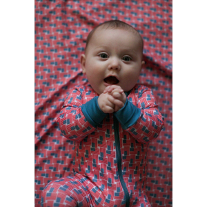 Baby Zip Up - American Flag Print